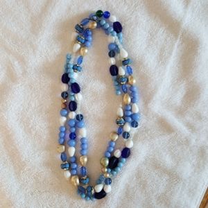 Vintage glass bead necklace